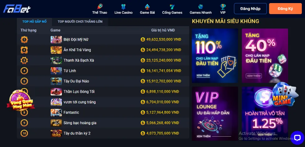 Game Bắn Cá Rồng tại 68win12 nhà cái